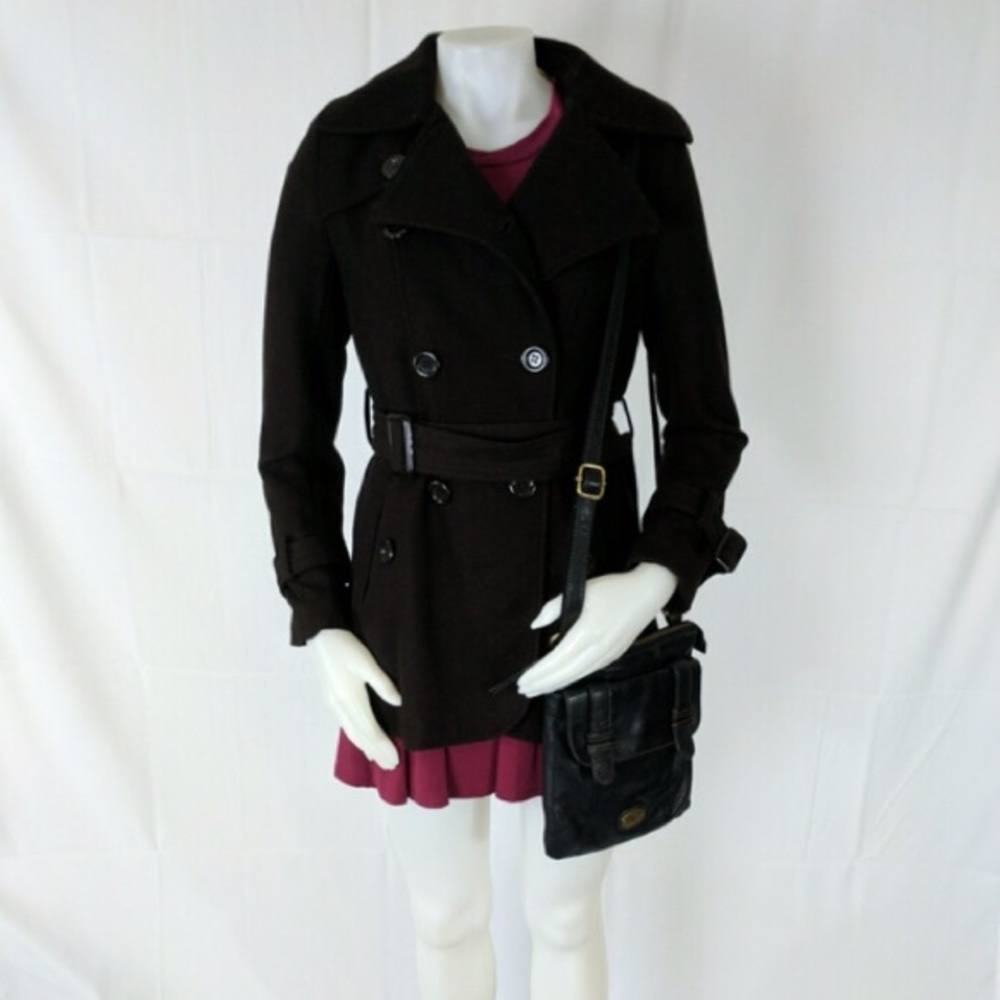 (🚨2for$20) FWP!!!! Chic Dark Pea Coat